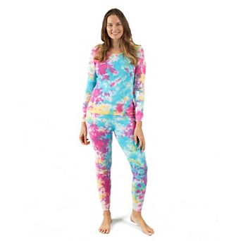 Leveret Womens Two Piece Cotton Pajamas Tie Dye