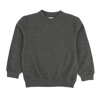 Leveret Kids Long Sleeve Sweatshirt Neutral Solid Color