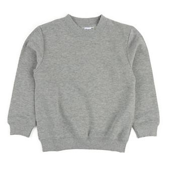 Leveret Kids Long Sleeve Sweatshirt Neutral Solid Color