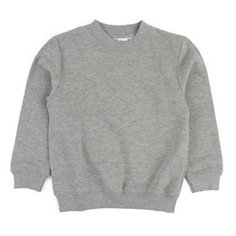 Leveret Kids Long Sleeve Sweatshirt Neutral Solid Color