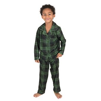 Leveret Kids Two Piece Flannel Feel Pajamas Plaid