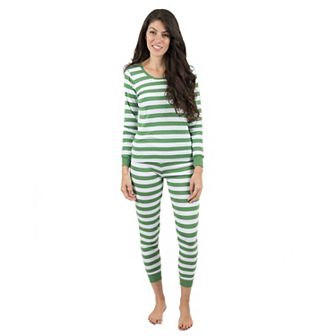 Leveret Womens Two Piece Cotton Pajamas Striped