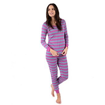 Leveret Womens Two Piece Cotton Pajamas Striped