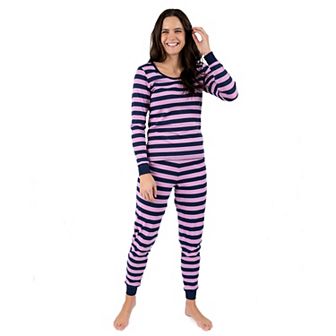 Leveret Womens Two Piece Cotton Pajamas Striped