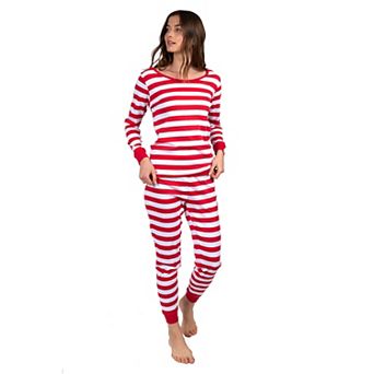 Leveret Womens Two Piece Cotton Pajamas Striped