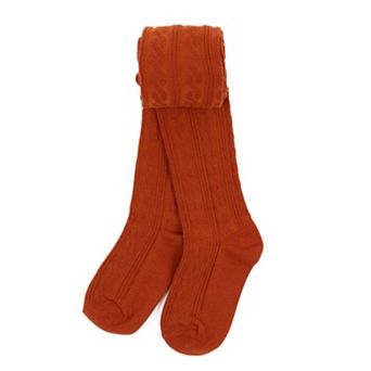 Leveret Girls Knit Tights Boho Solid Color