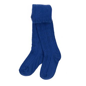 Leveret Girls Knit Tights Boho Solid Color
