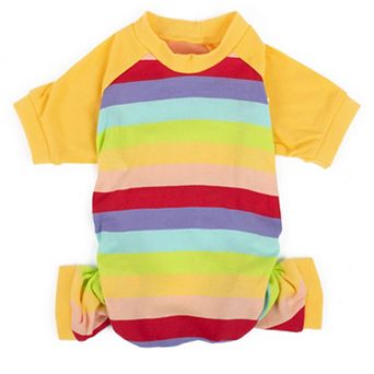 Leveret Dog Cotton Pajama Striped
