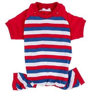 Leveret Dog Cotton Pajama Striped