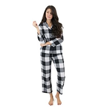 Leveret Womens Two Piece Flannel Pajamas Plaid