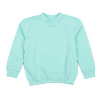 Leveret Kids Long Sleeve Sweatshirt Classic Solid Color