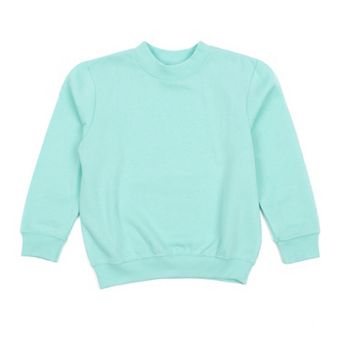 Leveret Kids Long Sleeve Sweatshirt Classic Solid Color