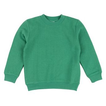 Leveret Kids Long Sleeve Sweatshirt Classic Solid Color