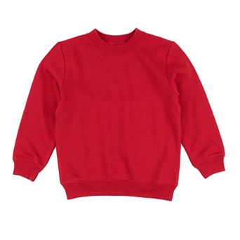 Leveret Kids Long Sleeve Sweatshirt Classic Solid Color