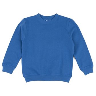 Leveret Kids Long Sleeve Sweatshirt Classic Solid Color