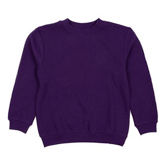 Leveret Kids Long Sleeve Sweatshirt Boho Solid Color