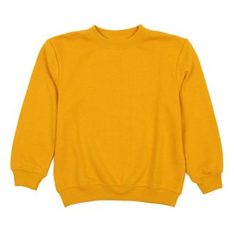 Leveret Kids Long Sleeve Sweatshirt Boho Solid Color