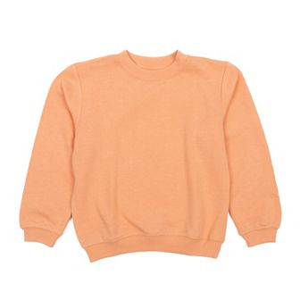 Leveret Kids Long Sleeve Sweatshirt Boho Solid Color