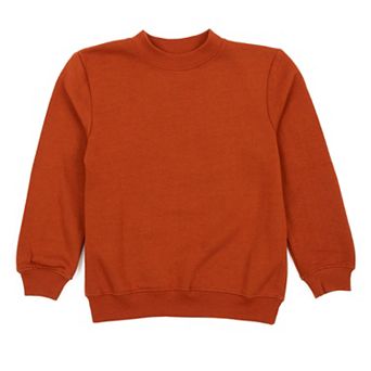 Leveret Kids Long Sleeve Sweatshirt Boho Solid Color
