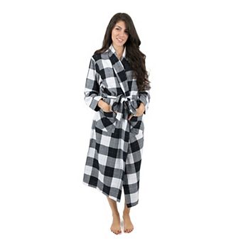 Leveret Womens Plaid Flannel Robe