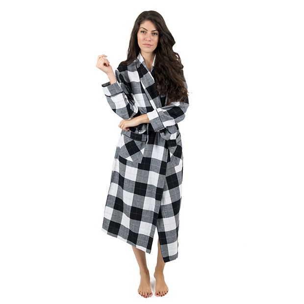 Old Navy Matching Plaid Flannel Robe for Men