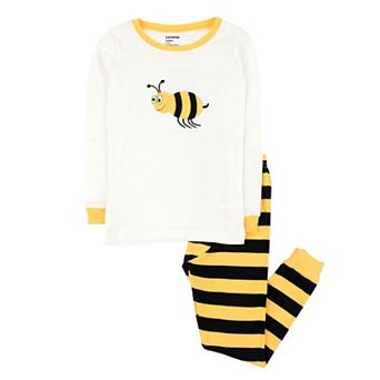Leveret Kids Two Piece Cotton Pajamas Bumble Bee