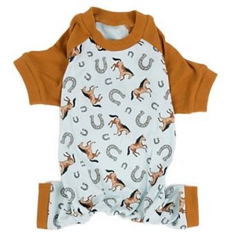 Leveret Dog Cotton Pajama Horse