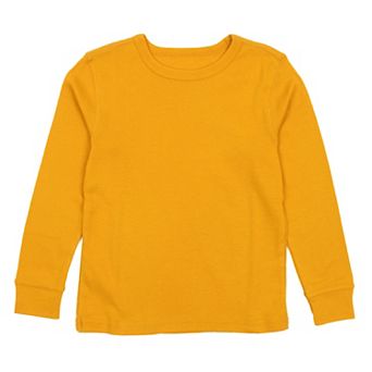 Leveret Kids Long Sleeve T-Shirt Boho Solid Color