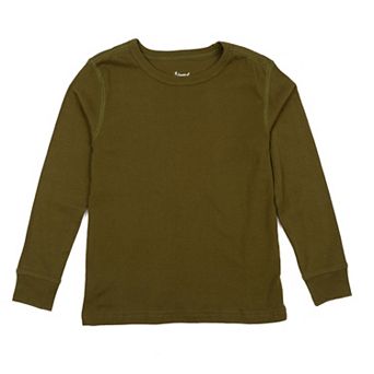 Leveret Kids Long Sleeve T-Shirt Boho Solid Color