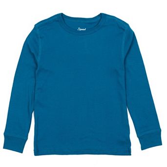 Leveret Kids Long Sleeve T-Shirt Boho Solid Color