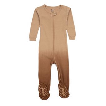 Leveret Kids Footed Cotton Pajama Tie Dye Girls