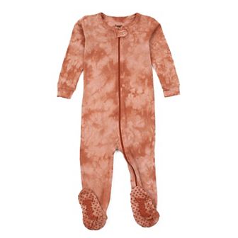 Leveret Kids Footed Cotton Pajama Tie Dye Girls