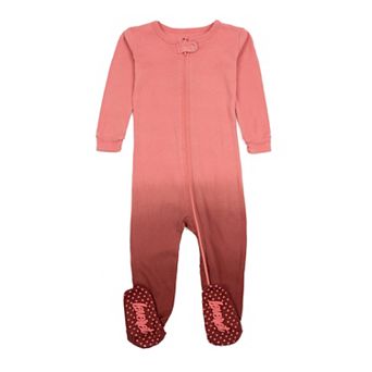 Leveret Kids Footed Cotton Pajama Tie Dye Girls