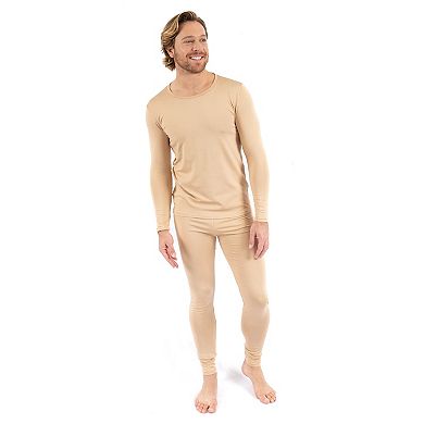 Leveret Mens Two Piece Thermal Pajamas