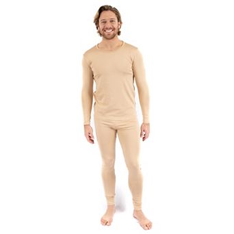 Leveret Mens Two Piece Thermal Pajamas