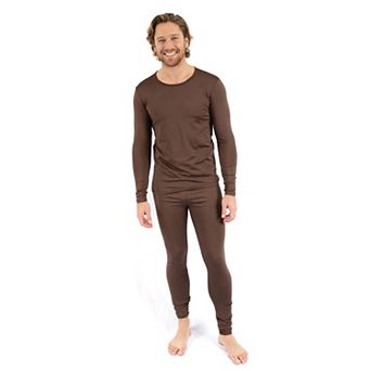 Leveret Mens Two Piece Thermal Pajamas