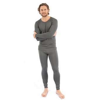Leveret Mens Two Piece Thermal Pajamas