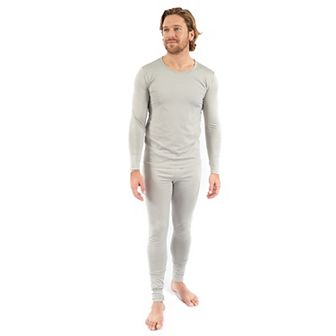 Leveret Mens Two Piece Thermal Pajamas