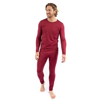 Leveret Mens Two Piece Thermal Pajamas