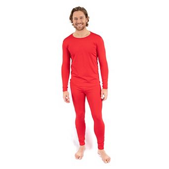 Leveret Mens Two Piece Thermal Pajamas