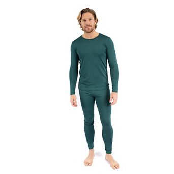 Leveret Mens Two Piece Thermal Pajamas