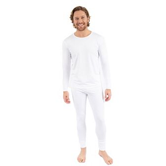 Leveret Mens Two Piece Thermal Pajamas