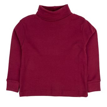 Leveret Kids Turtleneck Classic Solid Color