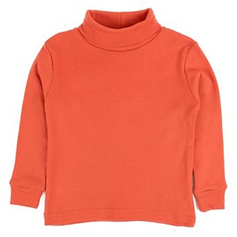 Leveret Kids Turtleneck Classic Solid Color