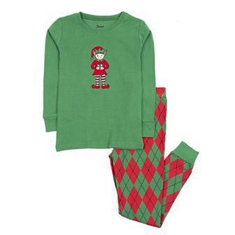 Leveret Kids Two Piece Cotton Pajamas Argyle