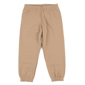 Leveret Kids Sweatpants Neutral Solid Color