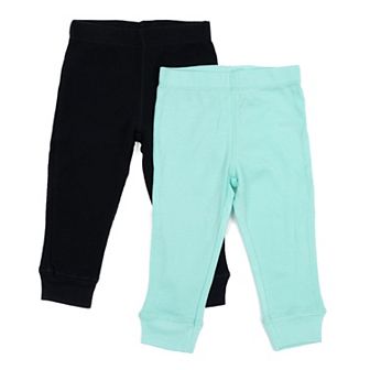 Leveret Baby Navy Crawling Pant and Colored Legging