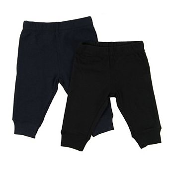 Leveret Baby Navy Crawling Pant and Colored Legging