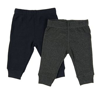 Leveret Baby Navy Crawling Pant and Colored Legging