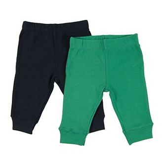 Leveret Baby Navy Crawling Pant and Colored Legging